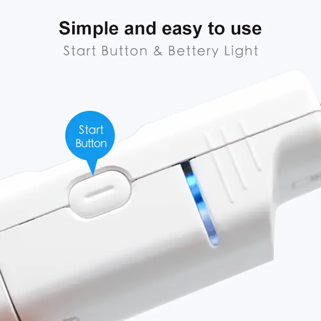 one button control & bettery light of wireless
potentiostat -Zensor R&D-ECWP100