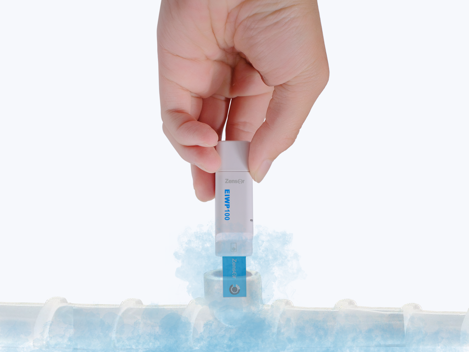 只有手指大小的無線電化學分析儀/工作站/恆電位儀-Zensor
                                    R&D-EIWP100